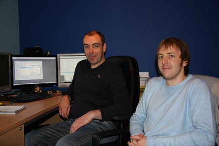 Administer Software: Colin Wynn (left) and Richard Leach