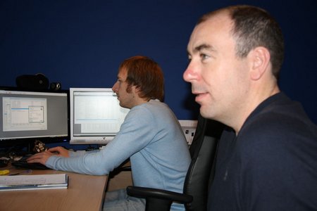 Administer Software: Colin Wynn (right) and Richard Leach